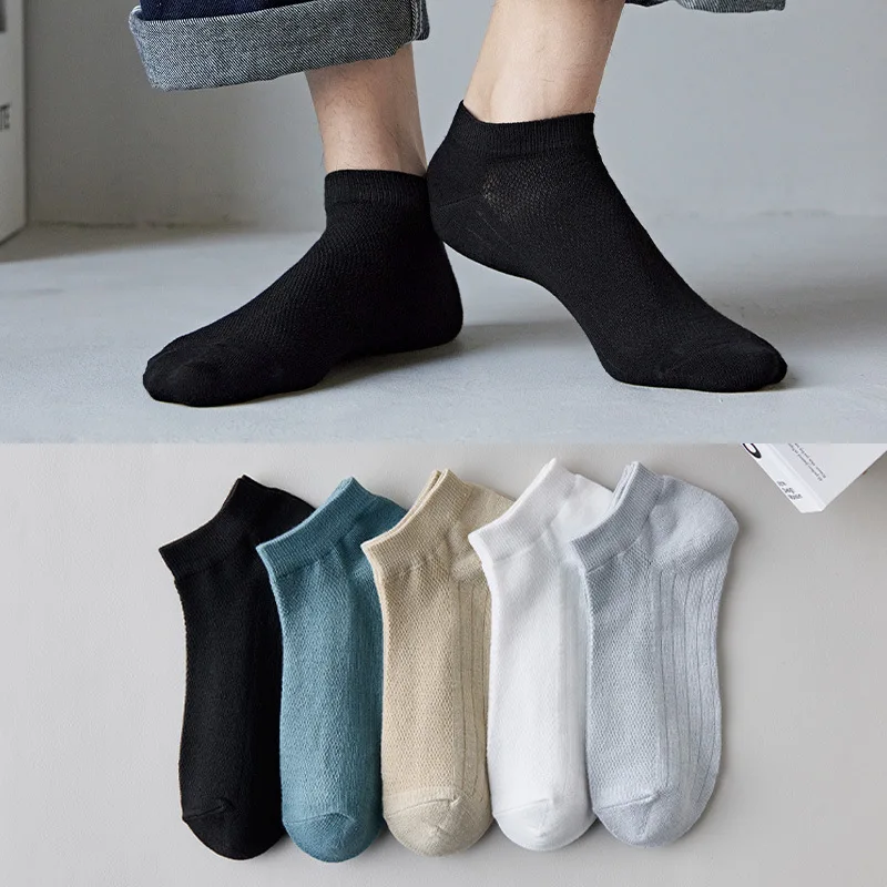 

Spring and Summer Fashion Men Cotton Short Socks Low Tube Sports Wholesale