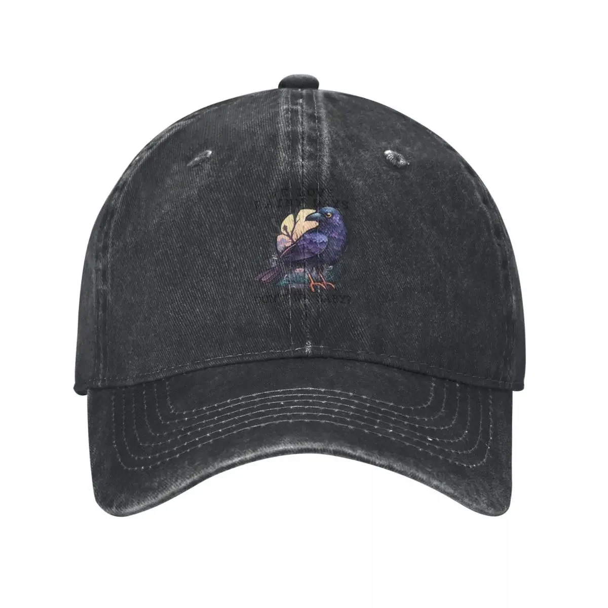 

Rainy Days - Raven Baseball Cap Horse Hat New In Hat Snap Back Hat Female Men's