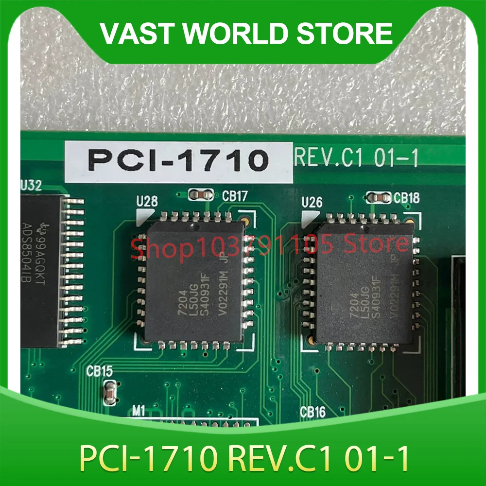 

Data acquisition card PCI-1710 REV.C1 01-1