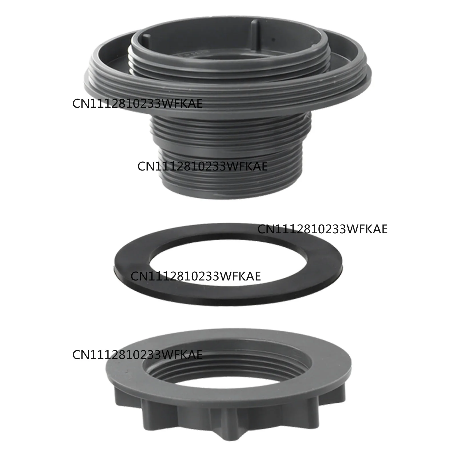 Pool Hose Fitting Kit for Intex 10744 10256 Threaded Inlet Filter Fitting for 26341/26345W etc