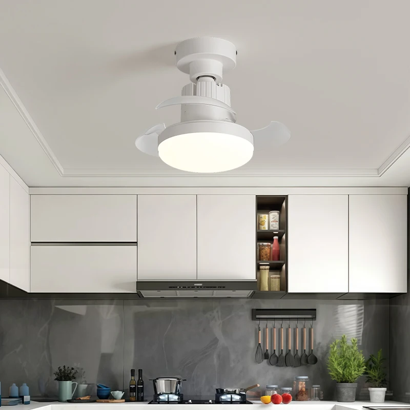 Moderna luce invisibile del ventilatore con telecomando dimmerabile led presa E27 sala da pranzo intelligente ventilatore nascosto luci camera da letto ventilatore lampade AC85-265V