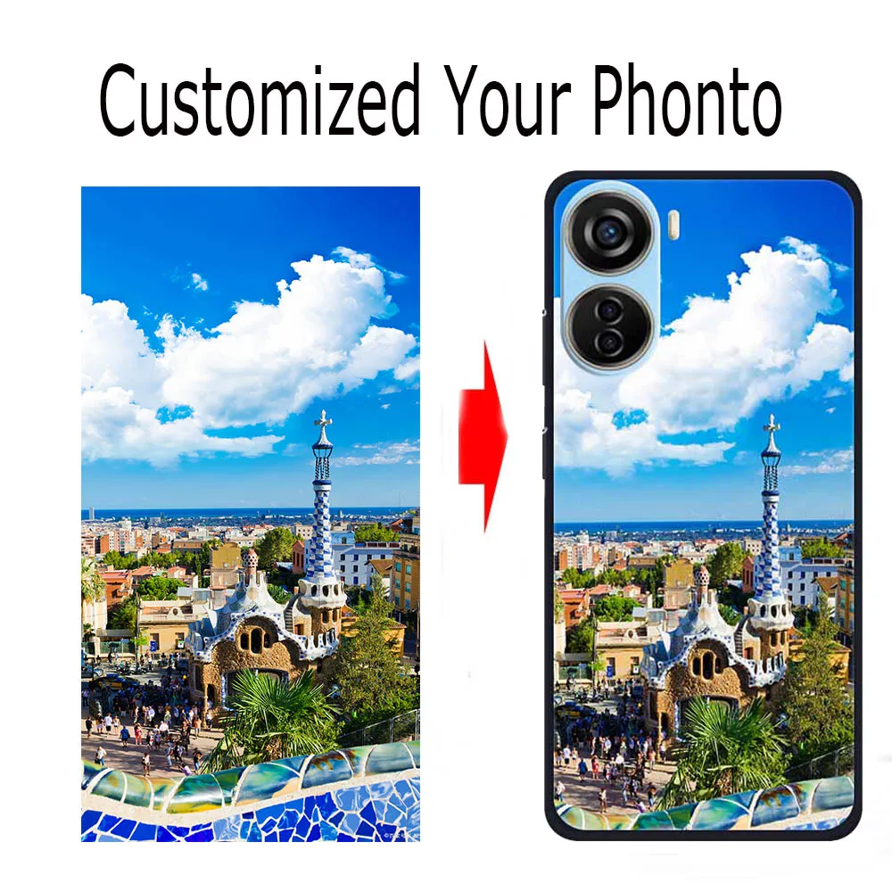 Customized Personalized Photo Phone Cases For ZTE Axon 40 LITE Ultra Axon40 Pro 5G Silicone Cover For ZTE Axon 60 Lite DIY Case