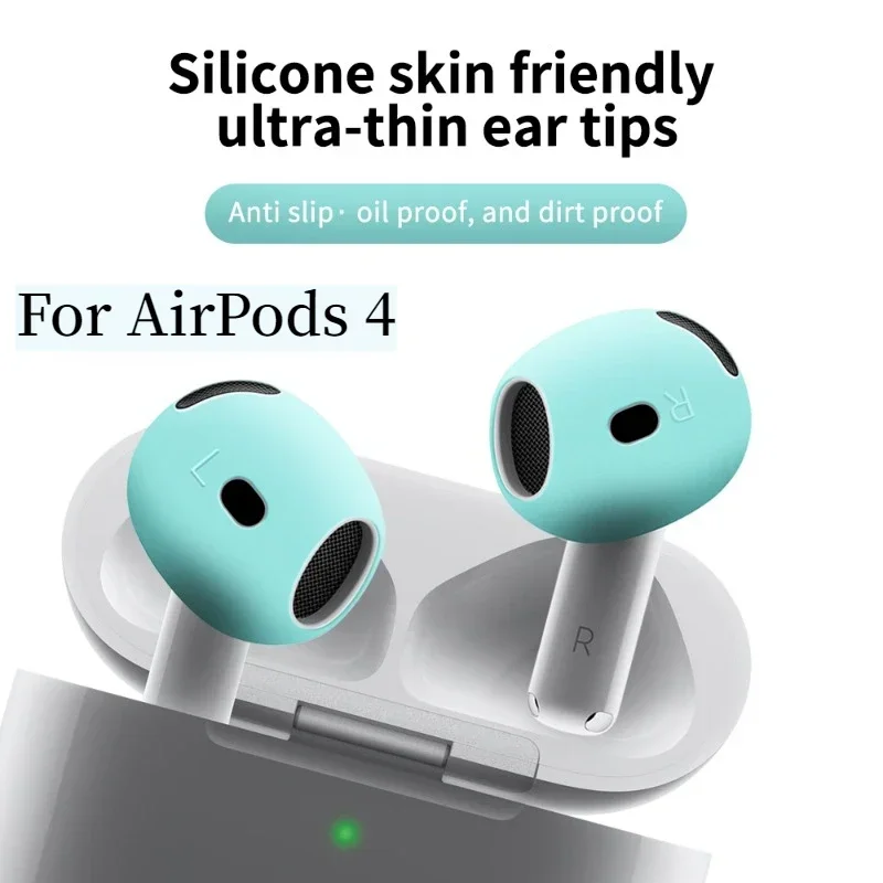 2024 Eartips for AirPods 4 Ear Tips Earplug Wireless Bluetooth Earplugs Anti Slip Scratch Resistant Ear Caps