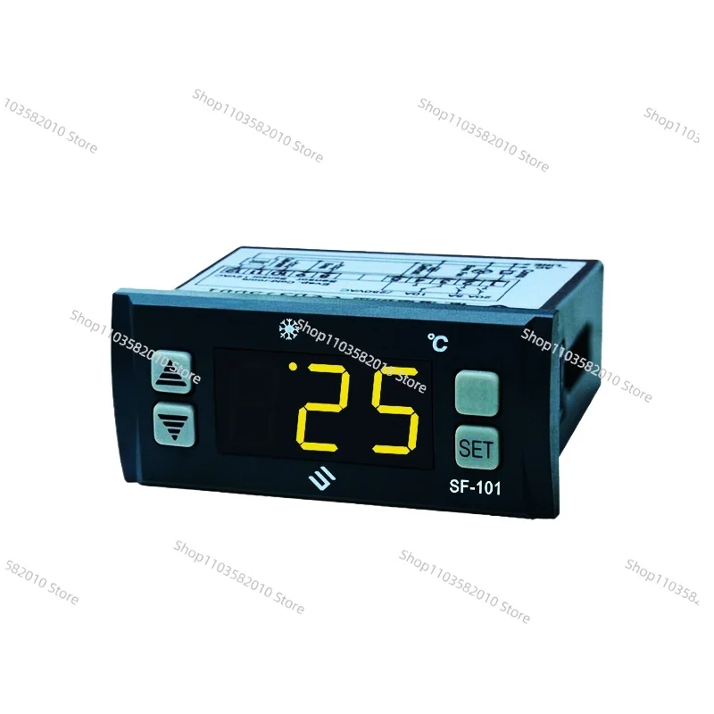 

SF-101T Интеллектуальный термостат с цифровым дисплеем SF-101B Дисплей морозильной камеры Контроллер температуры холодильника с морозильной камерой
