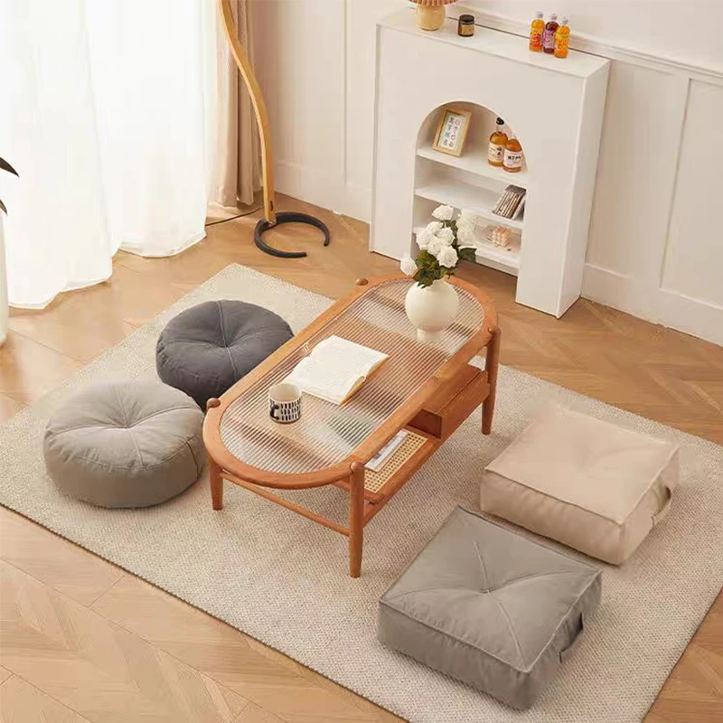 

Folding Floor Chair Casual Cartoon Children's Bean Bag Waterproof Lazy Sofa Chair Popular Square Garden Sofa Cushion PU Leath