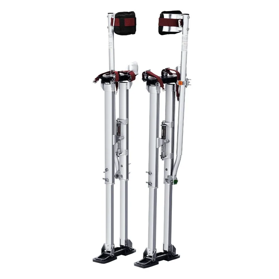 

Drywall Stilts 36''50'' Adjustable Aluminum Tool Stilts with Protective Knee Pads Durable and Nonslip Work Stilts for Sheetroc