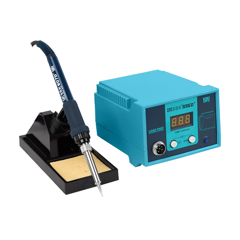 BAKON SBK936D+ Portable Constant Temperature 60W Electric Digital Display Soldering Iron Station