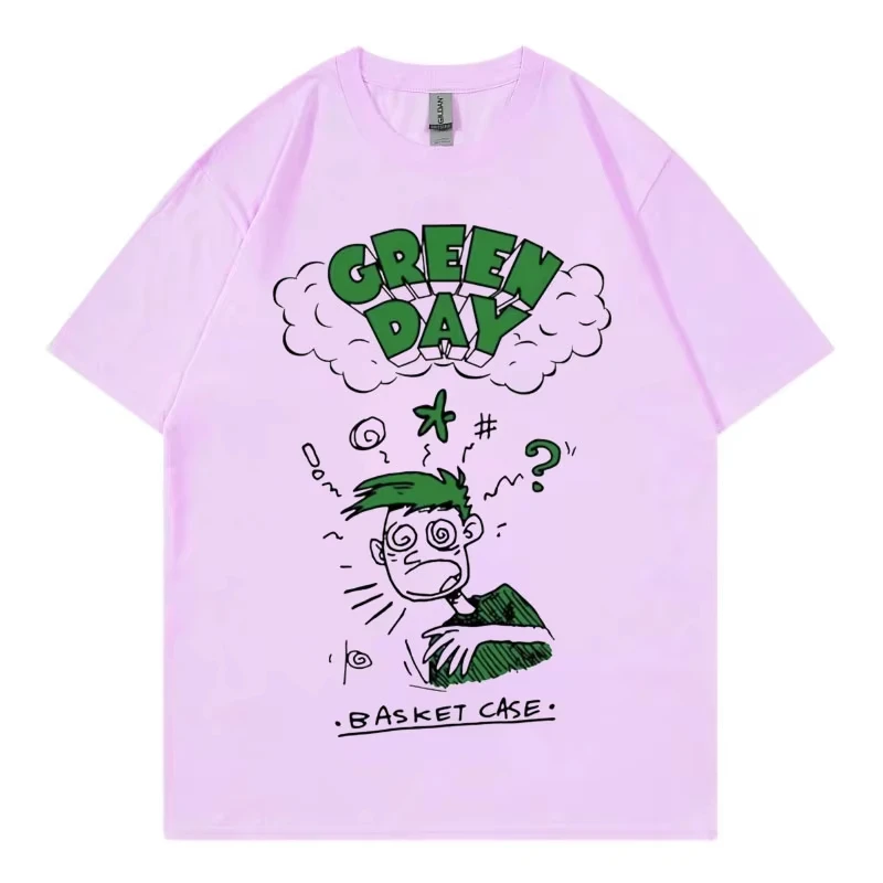 Punk Rock Band Green Day Merch T-shirts Concert Tour 2026 Fan Gift T Shirts Men Womem Clothing High Street Fashion Trend T-shirt