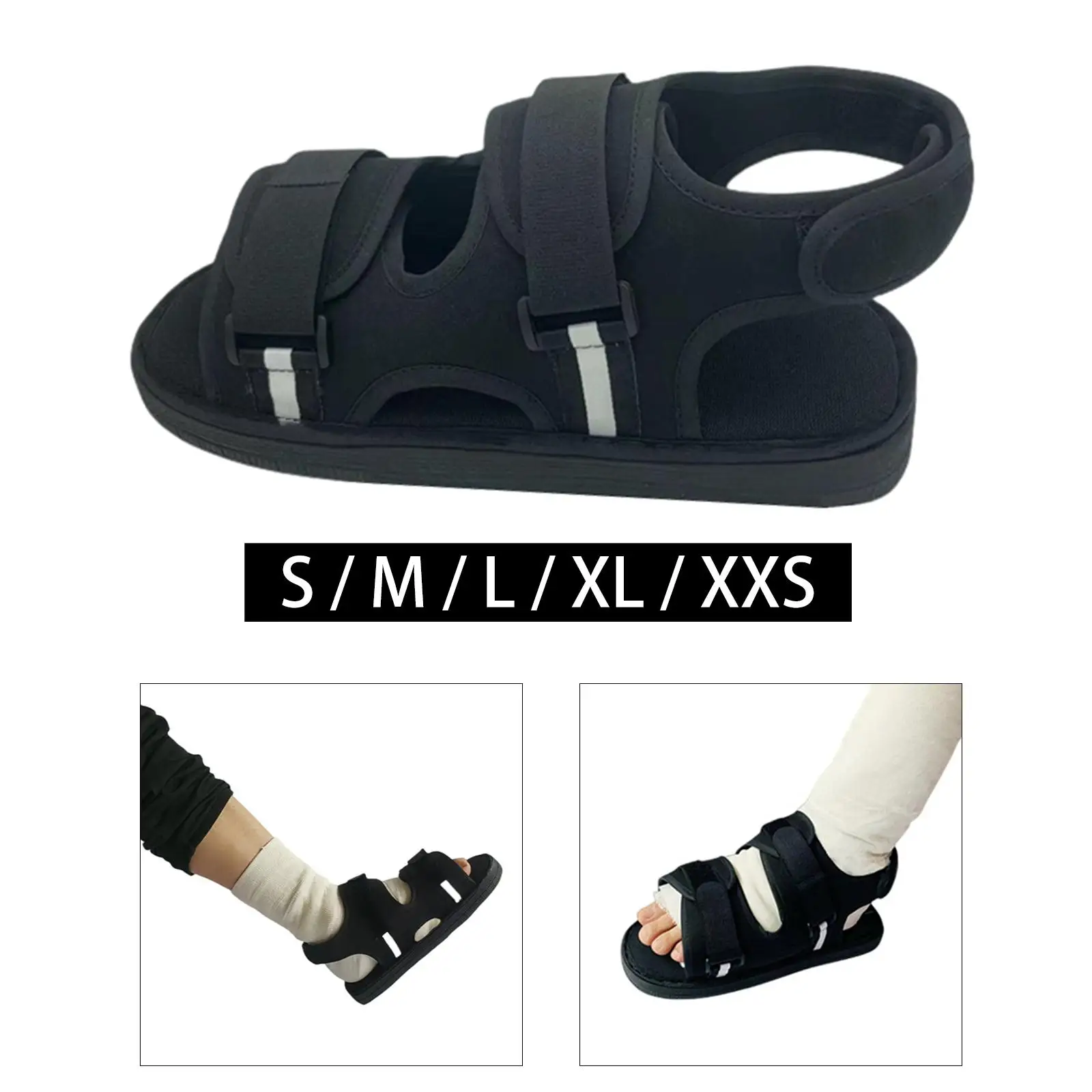 Post OP Closed Toe Walking Shoe Toe Orthopedic Support Brace Versatile Foot Orthosis Plantar Splint Brace