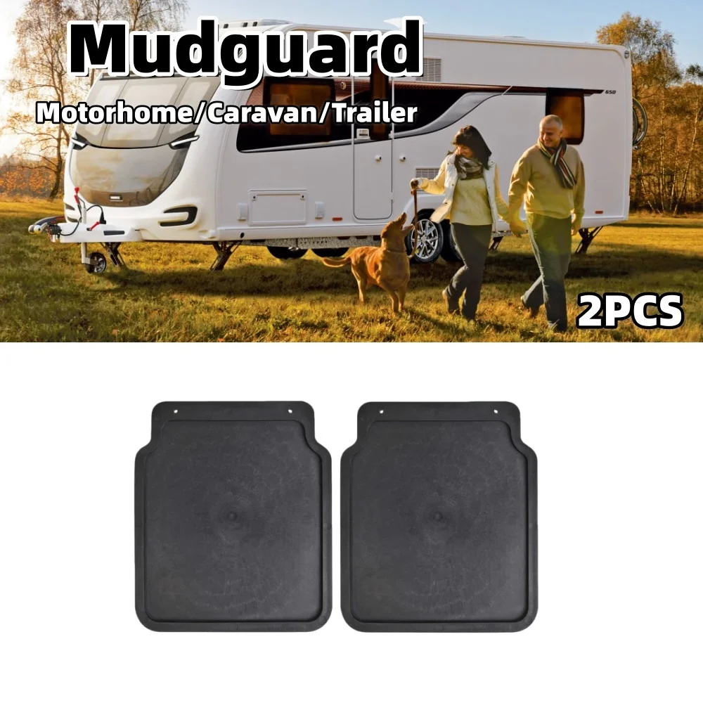 

2Pcs RV Splash Guard Universal Mud Flap 23x20cm RV Exterior Protective Accessories For Motorhome Caravan Trailer