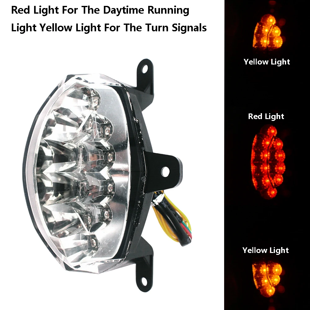 

1PCS New Motorcycle Tail Light Blinker Suitable For KTM 125/200/250/390 Duke Red/Yellow Light LED Turn Signal Light
