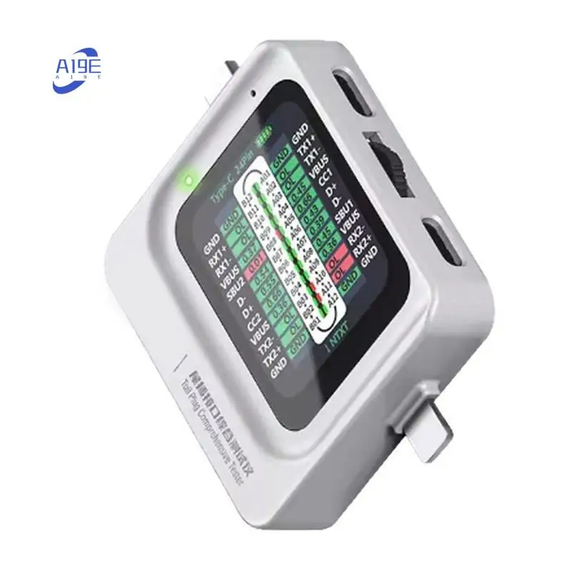 A19E-TNS360 Mobile Phone Tail Plug Comprehensive 30V-5A Automatic Scanning Detection 3-In-1 For IOS TEYE-C