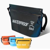 Waterproof Dry Bag Handbag Minimalist Handheld Makeup Bag, One Shoulder Waterproof Swimming Bag, Outdoor Travel Small Toilet Bag