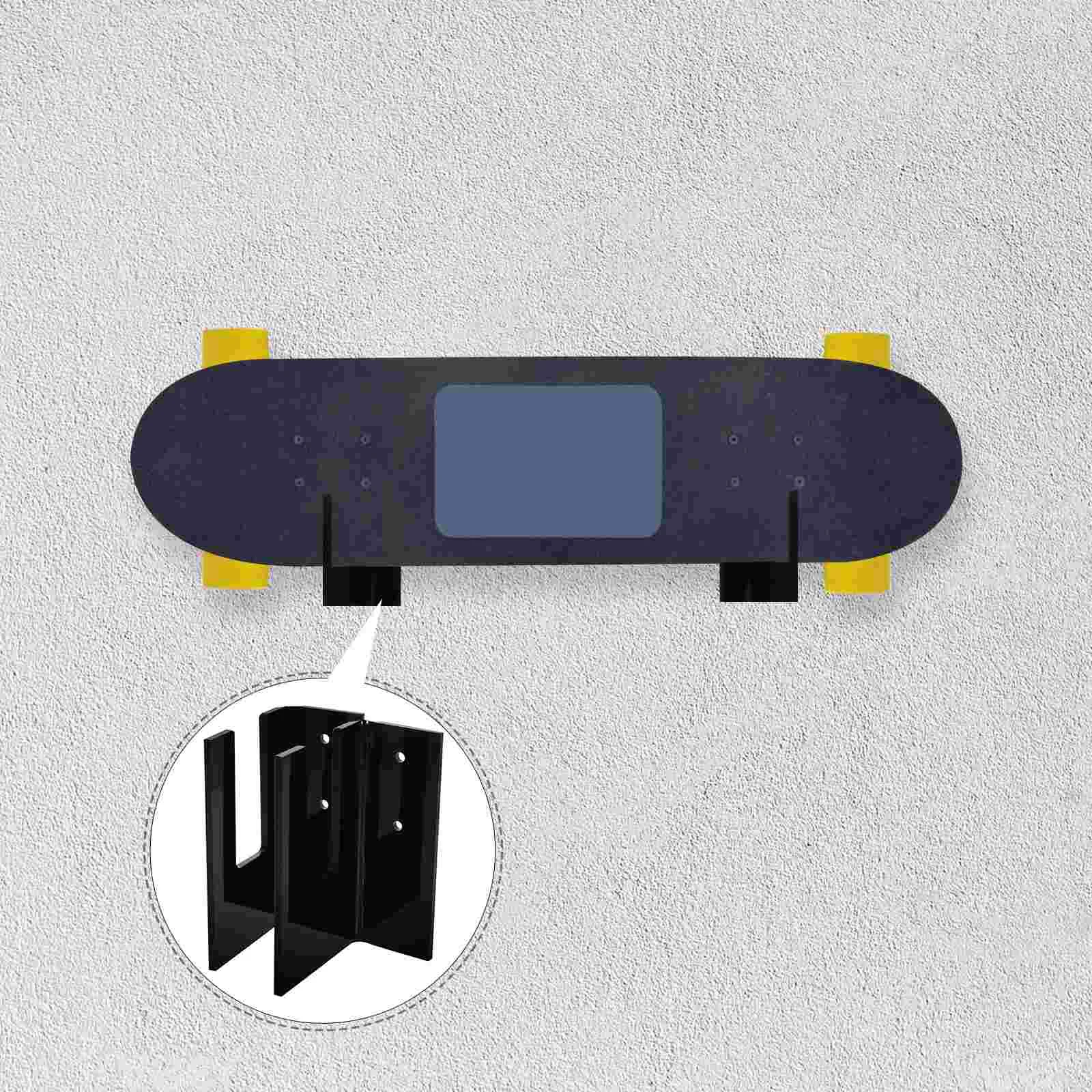 Scooter Skateboard Wall Mount Mounted Clothes Rack Longboard Grip Tape Acrylic Stand