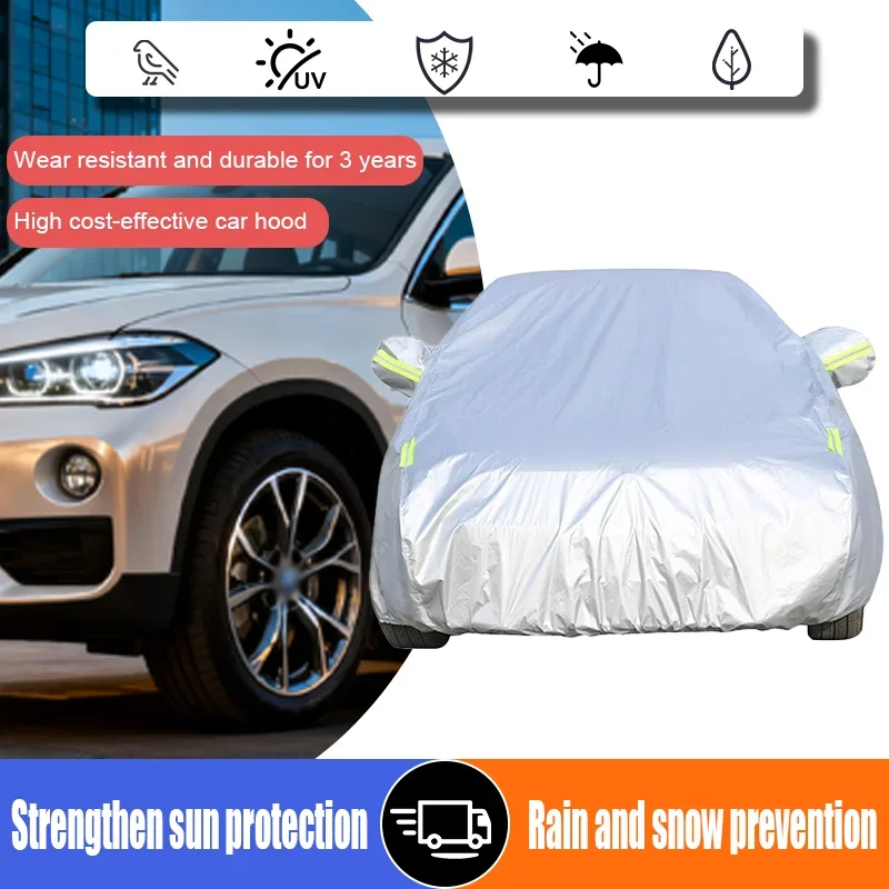 

Suitable For BMW X1 2009-2012 Outdoor SUV Full Set of Summer UV Protection, Sunshade, Snow Rain Dust Cover, Thickened Car Cover