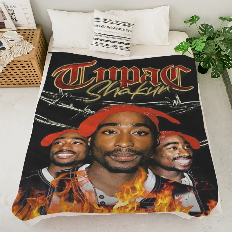 

Nap Blanket Sofa Winter Warm Winter Blankets S-2Pac Tupacs Fluffy Blankets King Size Blanket Knee Bed Fleece Camping Blanket