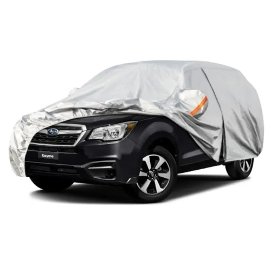 

6 Layers SUV Car Cover for Subaru Forester 1997-2025,Waterproof All-Weather Outdoor Full Cover with Rain, Sun UV Protection, Si