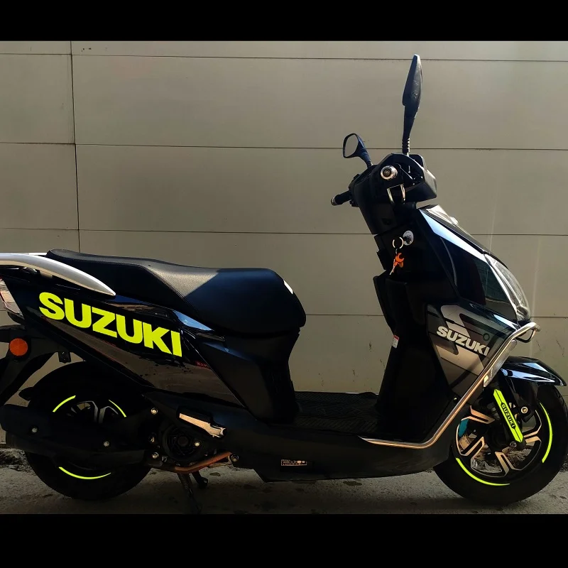 Светоотражающие универсальные декоративные шины для Мотоцикла Suzuki Honda Scooter, 10/12 дюйма, 10 дюймов, 12 дюймов