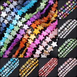 Multicolor Star Dyed Mother of Pearl Beads Natural Freshwater Shell Bead For Jewelry Making DIY Earrings Bracelets 6/8/10/12mm