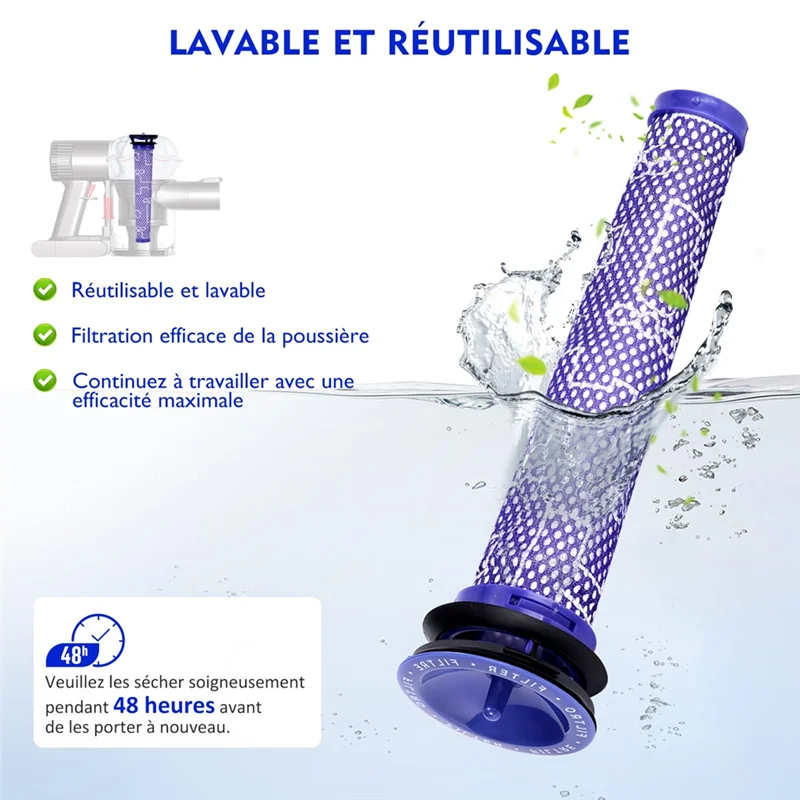 A76G-Lixeira para aspirador de pó Dyson V6 DC58 DC59 DC62 DC74, peças sobressalentes de lixeira de interface A, peça no.965660-01