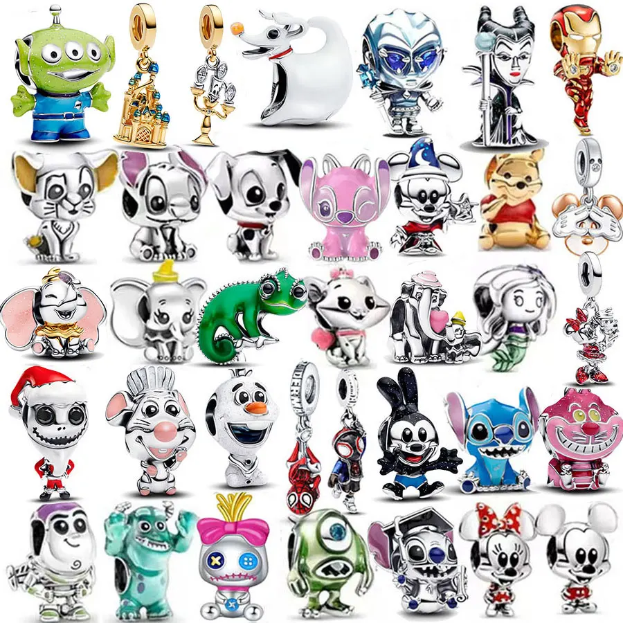 

S925 sterling silver Disney Spider Man Charm Bead suitable for diy bracelet, exquisite gift for women's birthdays