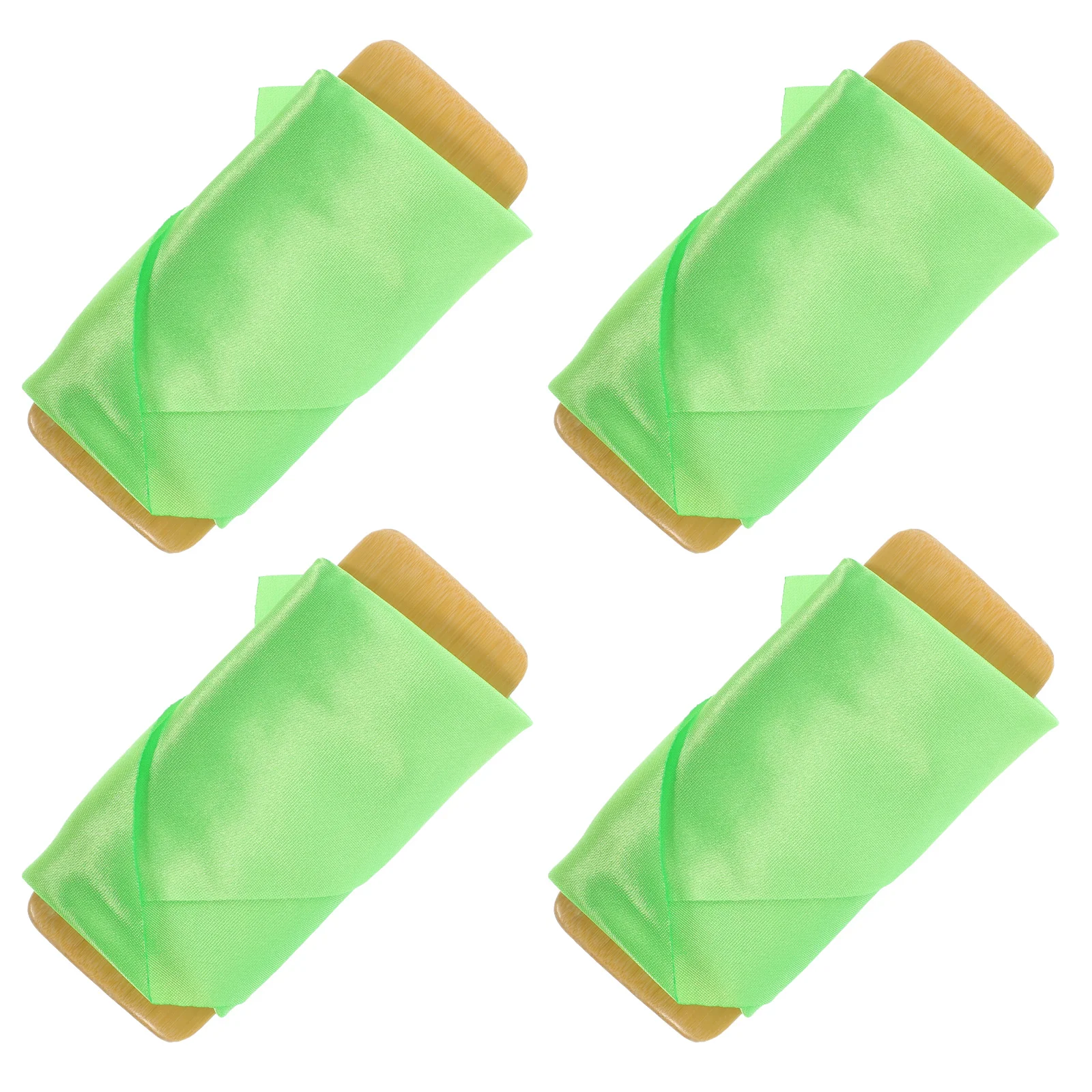 

1 set Green Satin Kuaiban for Kids Beginner Traditional Chinese Musical Instrument Allegro Percussion Sound Clear
