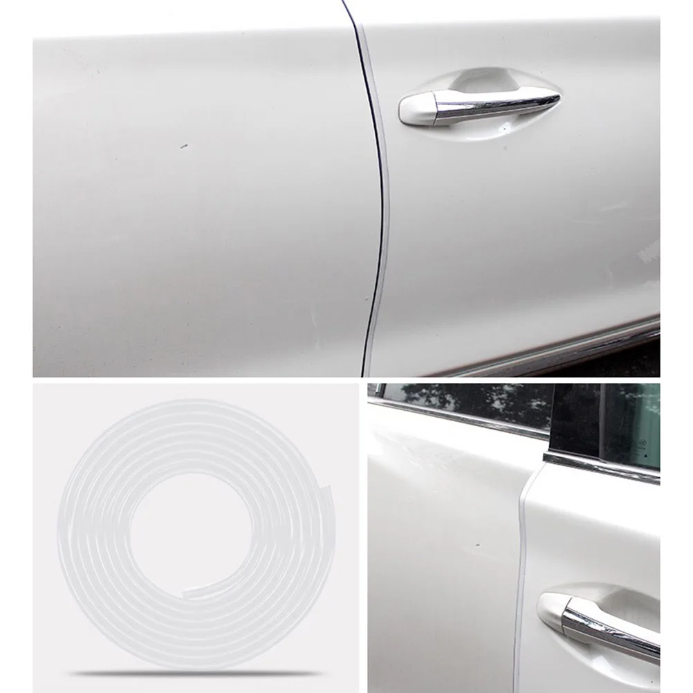 

5M Car Auto Door Guards Anti-Shock Scratch Resistant Sealing Strips Transparent Pvc Door Protector Easy Install Thin Design For
