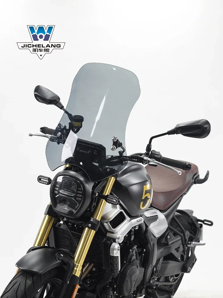 Muscle car wolf, suitable for, stepless 500AC windshield windshield windshield locomotive modification, adjustable height