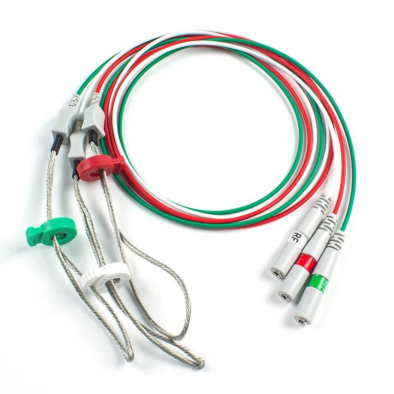 Veterinary ECG Extension Cable, Universal Animal Monitoring Adapter Cable