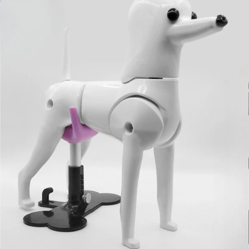 

‌ Сверхмощная опора для собак, регулируемый табурет для домашних животных для мобильности, нескользящее сиденье для фиксации грумера, прочная силиконовая стойка для собак