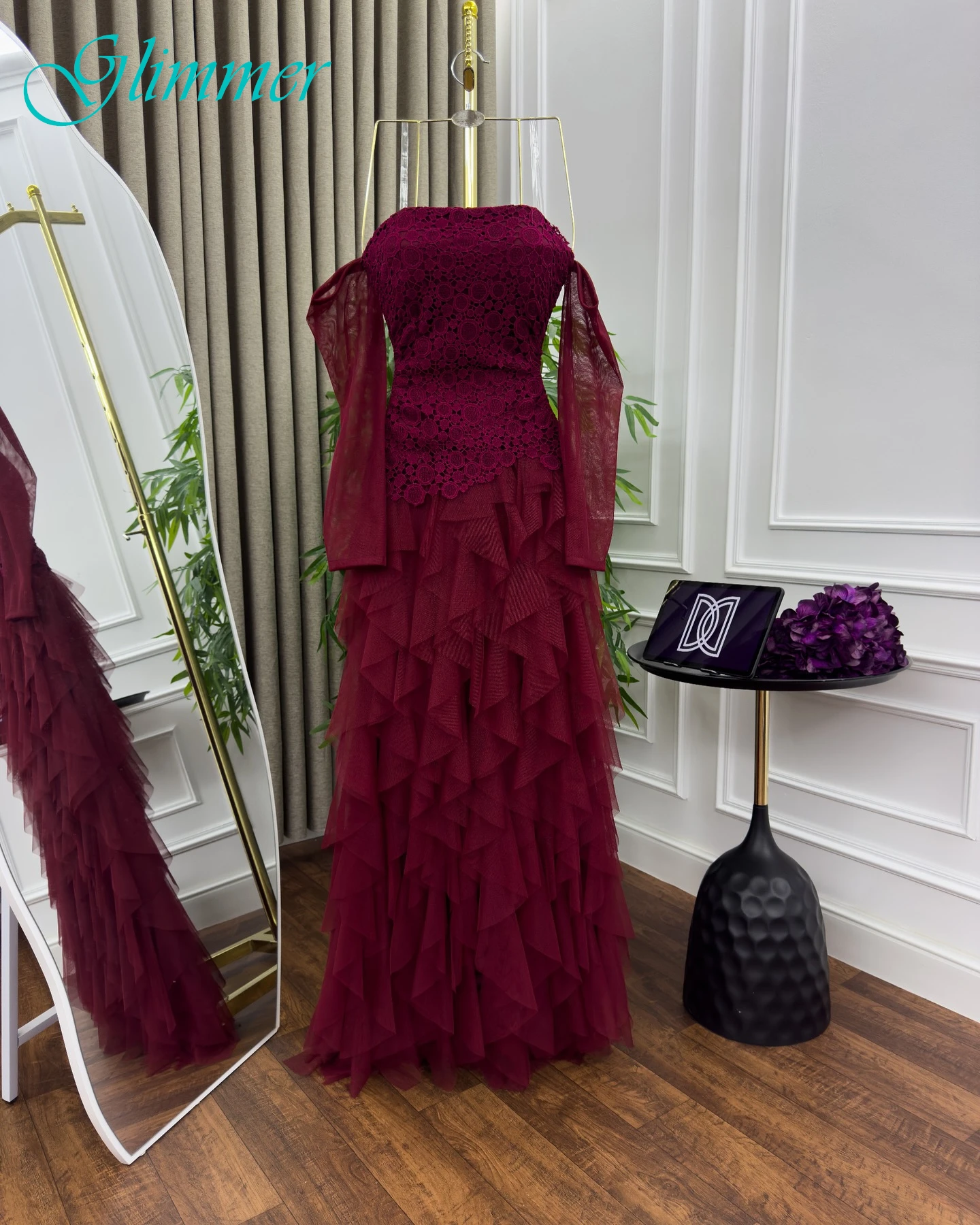 

Customized A-Line Boat Neck Elegant Formal Evening Dress Modern Fashion Celebrity Gowns Temperament Bespoke Occasion Gowns