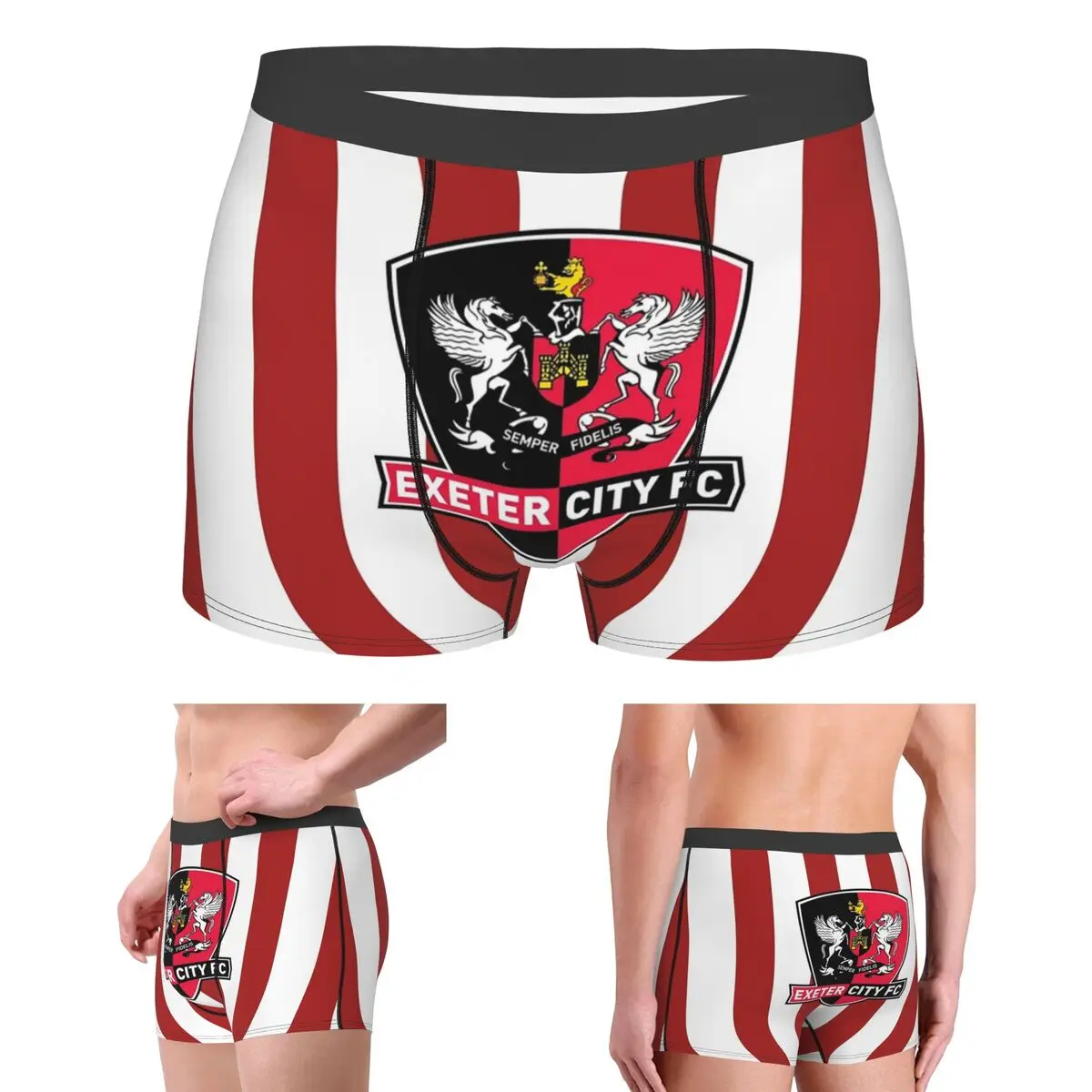 

Boxer Underpants Shorts Exeter City FC Panties Men Breathable Underwear for Homme Man Boyfriend Gift