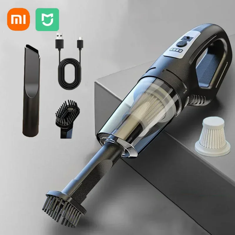 New Xiaomi USB Charging Handheld Cordless Vacuum Cleaner 120W Portable Car Vacuum Cleaner Powerful Suction for Car Home Pet Hair