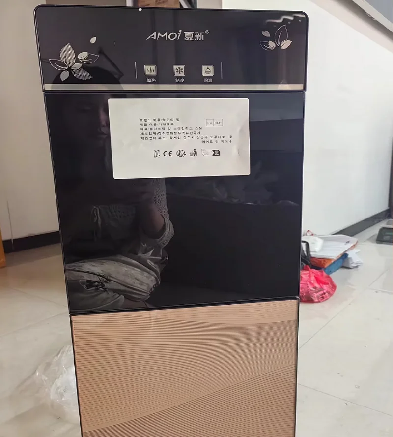 

220V Granny Smart Tea Bar Machine Standing Water Dispenser with Hot Cold Function Automatic Bottom Load Bucket DS