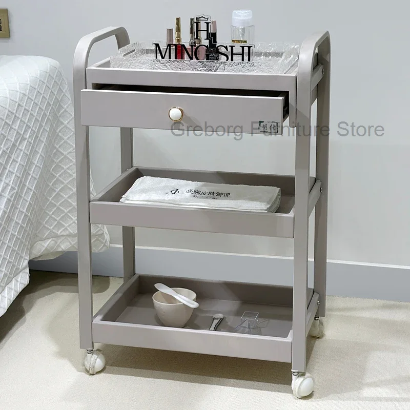 Dressing Cart Cleaning Aesthetic Roulette Storage Trolley Esthetician Furniture Beauty Pedicure Rolling Muebles Belleza Spa