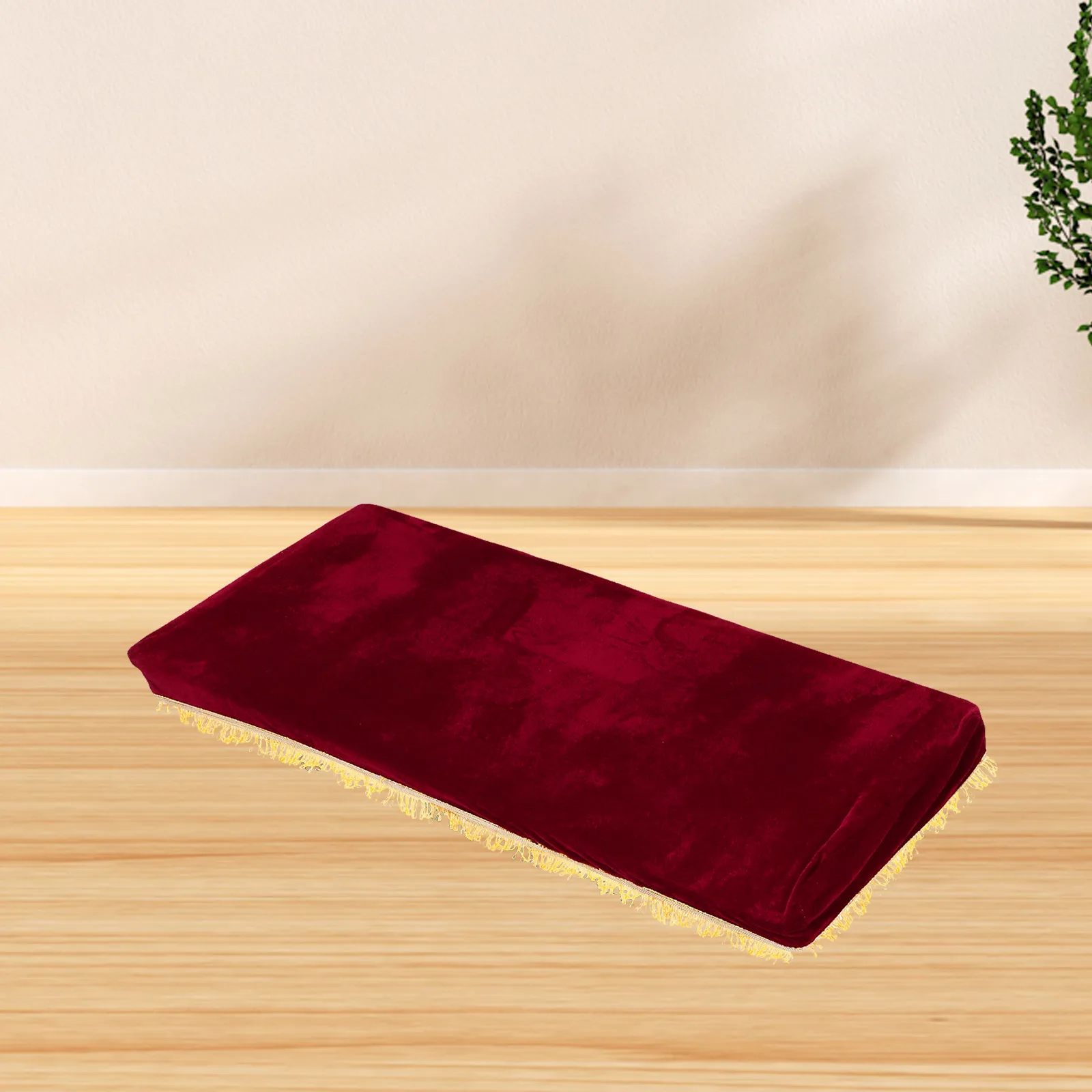 

1PC 61 Key Electronic Piano Cover with a Drawstring Protective for Piano Keyboard ( Red and Random Tassels Color)