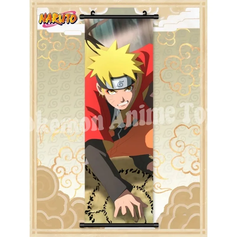 Naruto Poster Canvas Uchiha Sasuke HD Print Painting Uzumaki Japan Wall Art Anime Picture Home Decoration Mural Hanging Scrolls