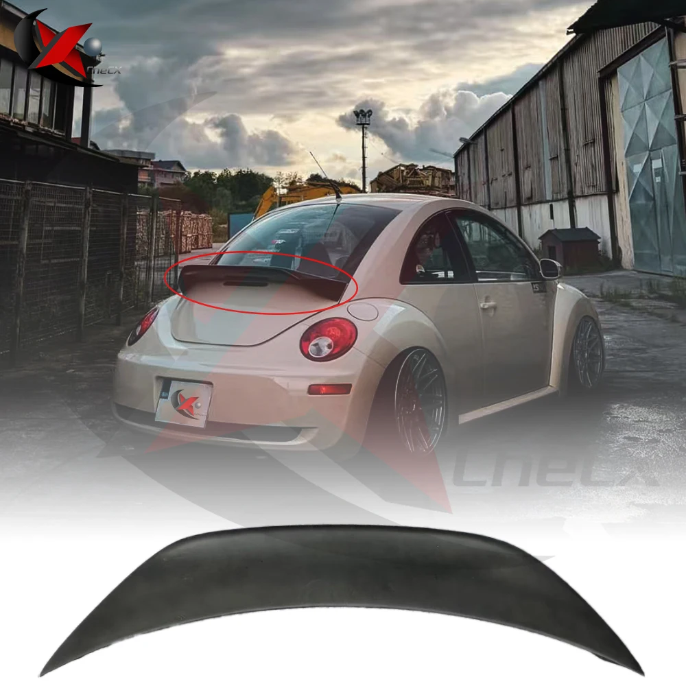 

For VW Beetle Spoiler High Quality Real Carbon Fiber FRP Material Car Rear Wing Spoiler For Volkswagen Beetle Spoiler 1998-2011