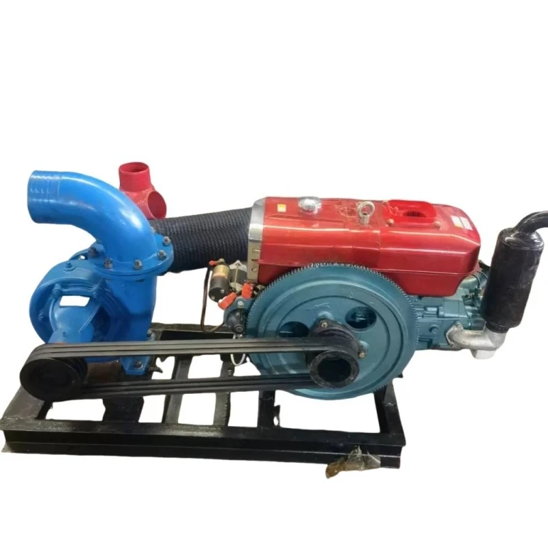 Centrifugal Turbine Mixed Flow 20hp 2 4 6 8 Inch Agricultural Orchard Portable Mobile Farm Irrigation Diesel Engine Water Pump