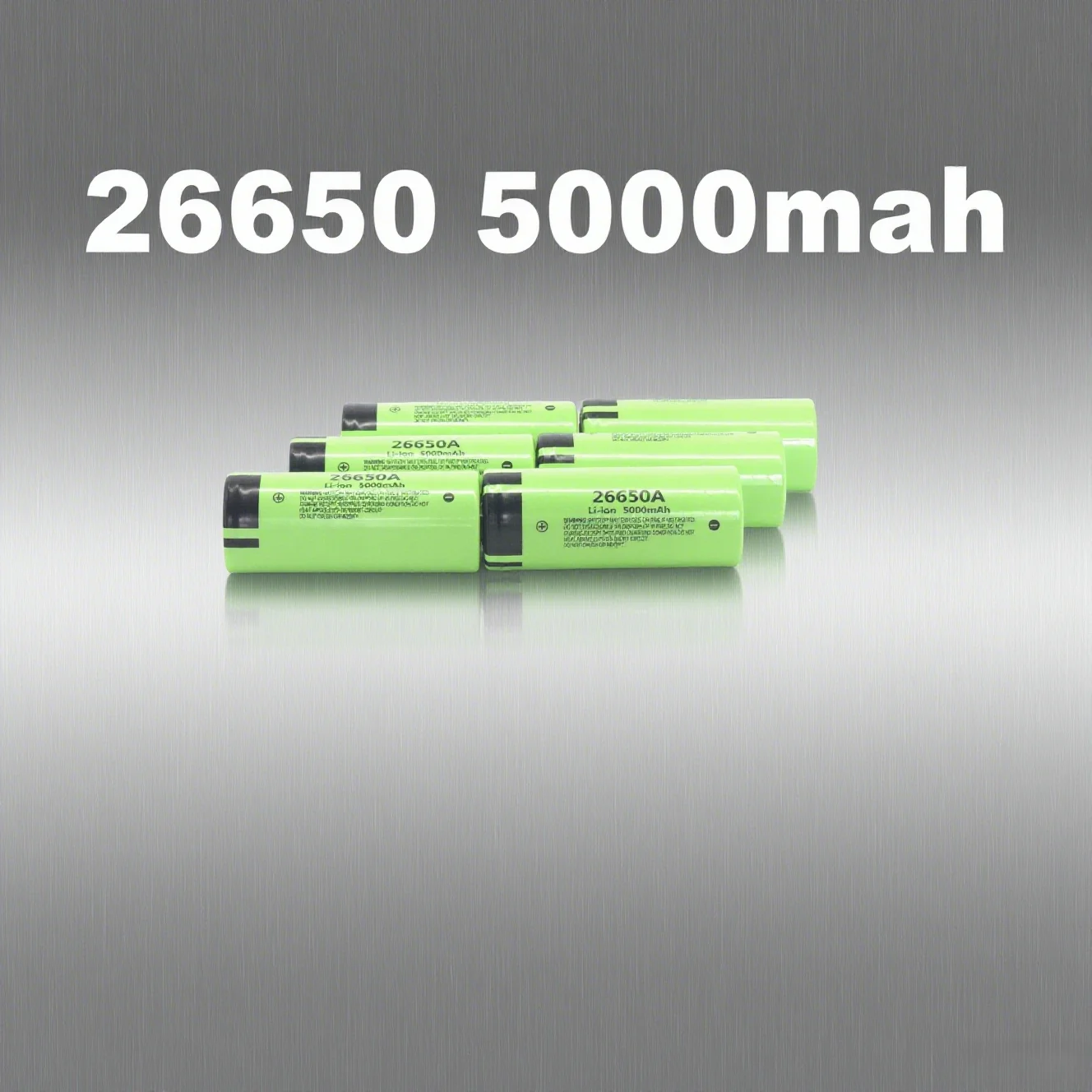 Original 26650A Li-Ionen-Akku 5000 mAh 3,7 V – wiederaufladbar mit hoher Kapazität, geeignet für Hochleistungs-Taschenlampen usw. |   Kostenlose Lieferung