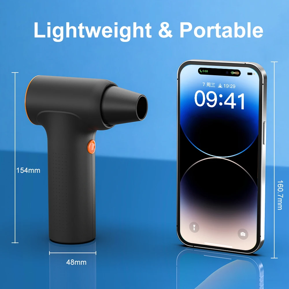 YIJY 130000 دورة في الدقيقة مروحة نفاثة Turbofan عالية الطاقة يده مروحة نفاثة فرش السيارات متغير السرعة منفاخ الغبار تنظيف أداة منفضة الهواء