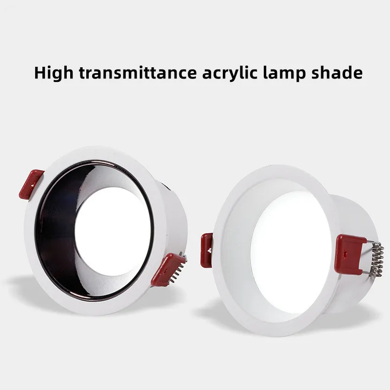 

2022 New Style Dimmable Recessed Anti-Glare LED Downlights 7W/12W/15W SMD2835 Ceiling Lamps Spot Lights AC85~265V