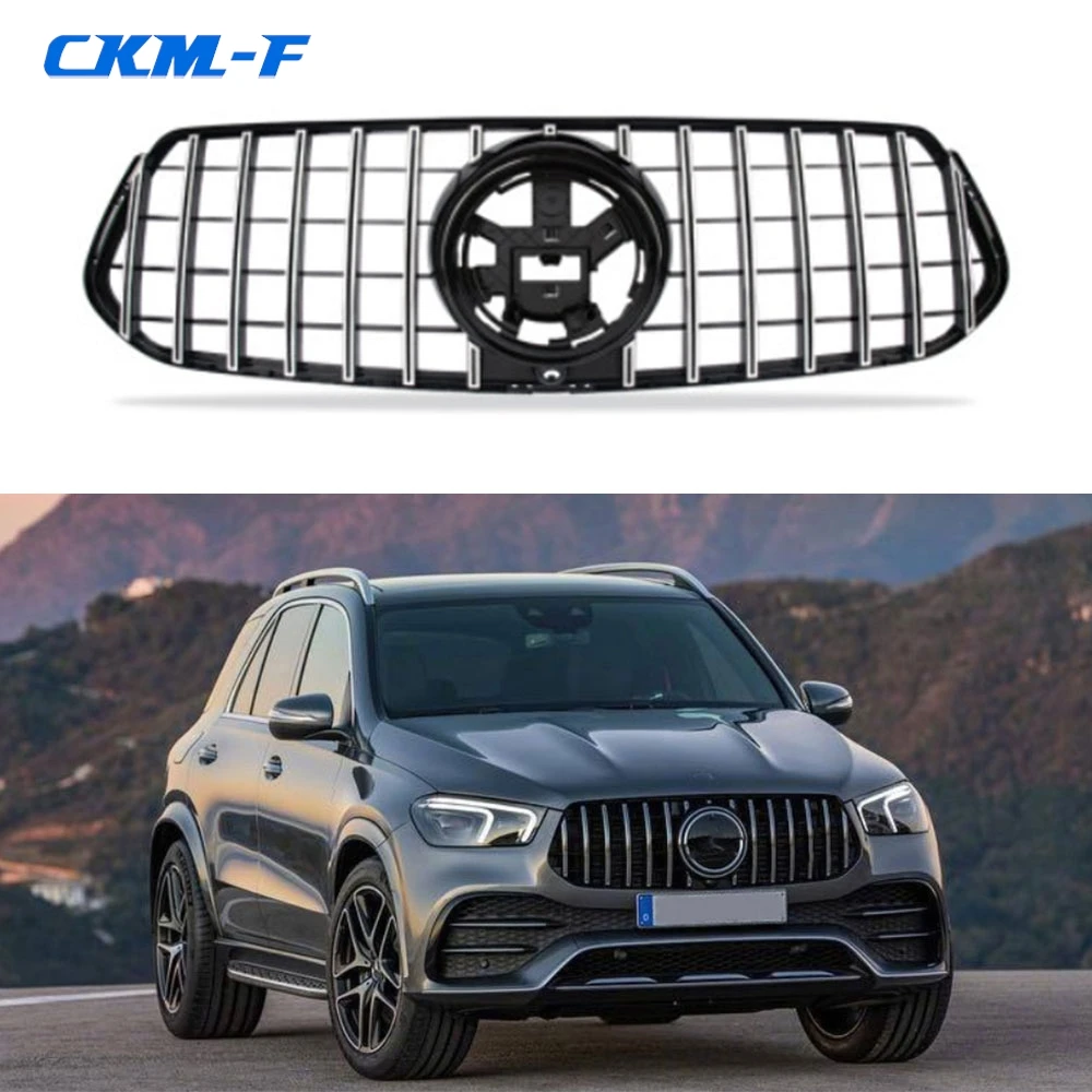 

ABS Material Front Grill For Mercedes Benz GLE Class W167 GLE350 GLE450 GLE53 AMG Sport SUV 2020 Car Accessories