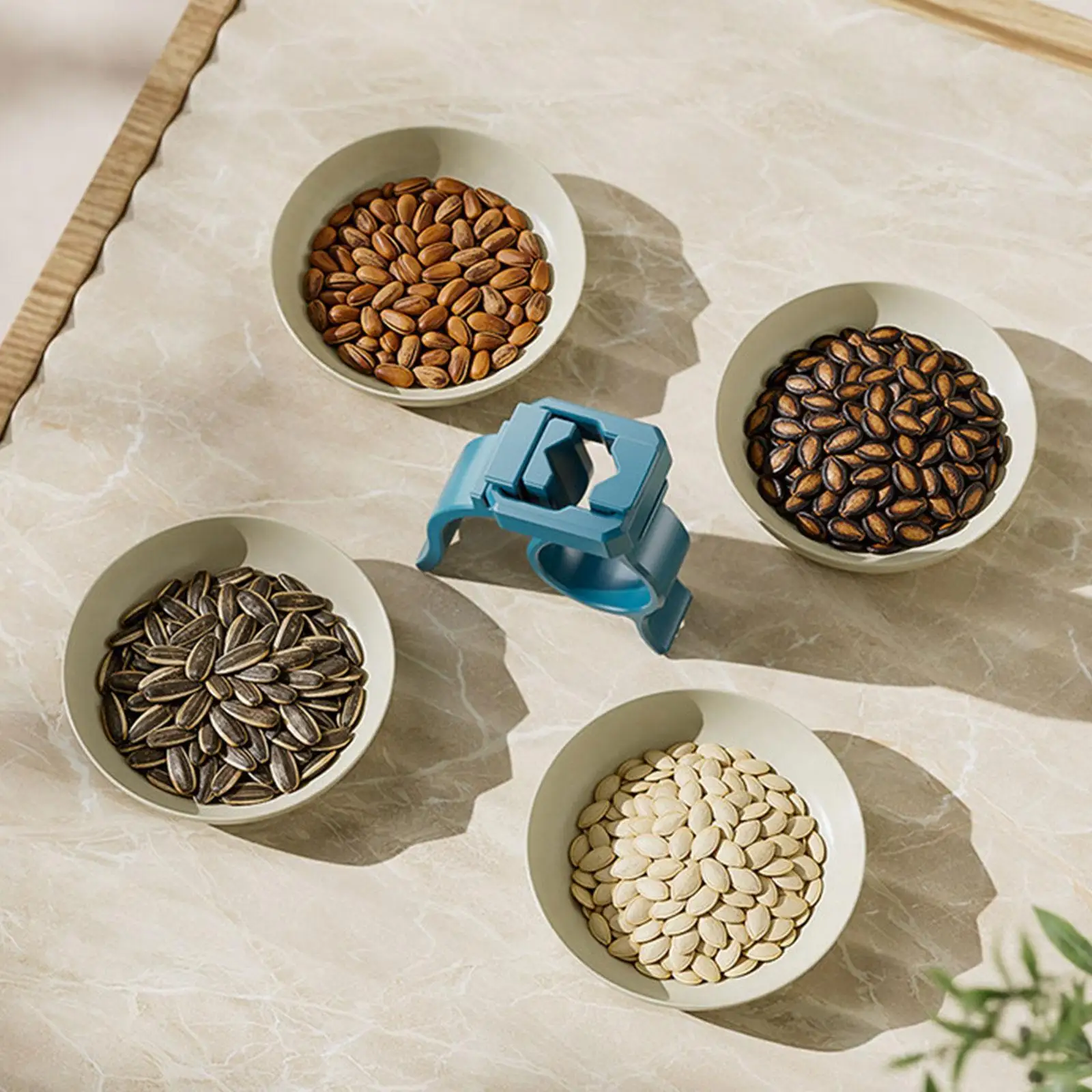 Pelador de Nueces de Girasol, Herramienta Compacta para Pelar y Separar, Fácil de Usar en el Hogar