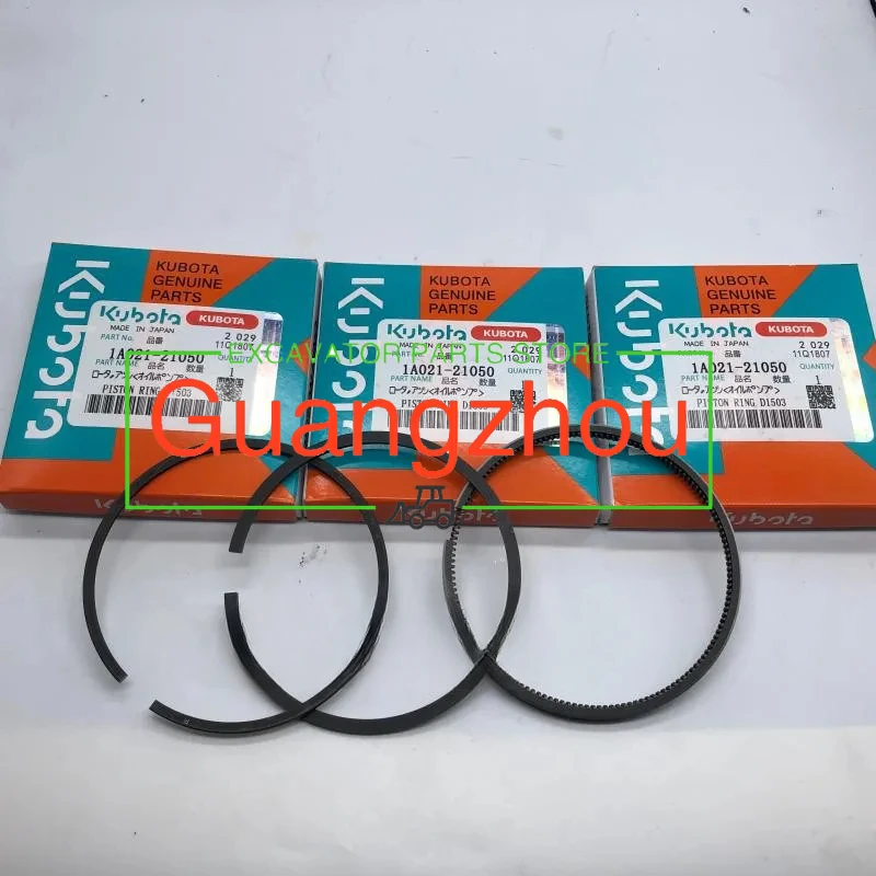 1A021-21050  Kubota D1503 engine piston ring  Kubota u30-3 excavator tractor