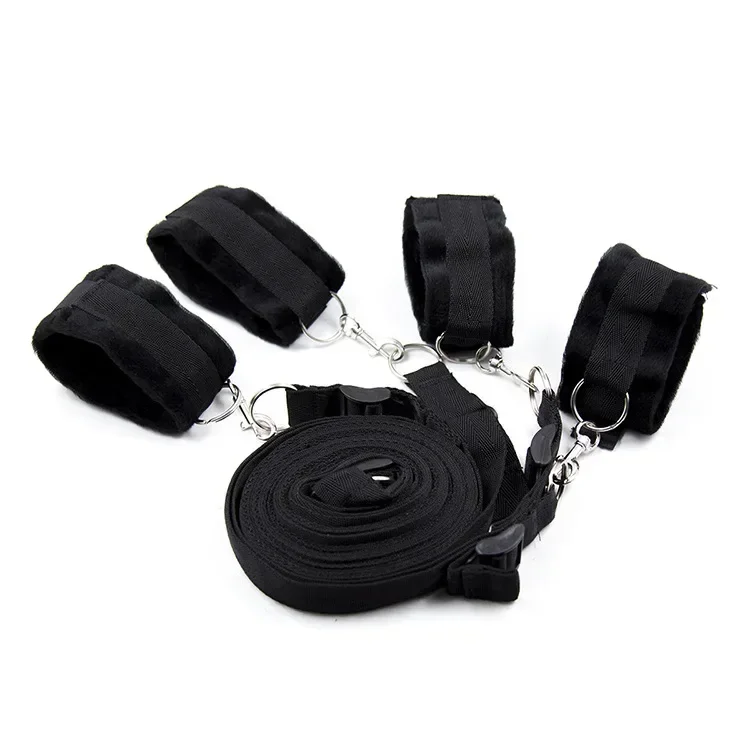 Sex Toy Sex Binding Strap Adult Restraint Belt Adult Products Nylon Sex Bondage Set Erotic Bdsm Toys Restraint Handcuffs