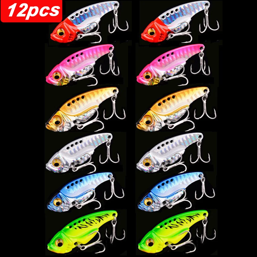 

3D Eyes металлическая приманка с лезвием ВИБ 3/7/10/15/20 г, тонущие вибрационные приманки, искусственная приманка для ловли окуня, щуки, окуня