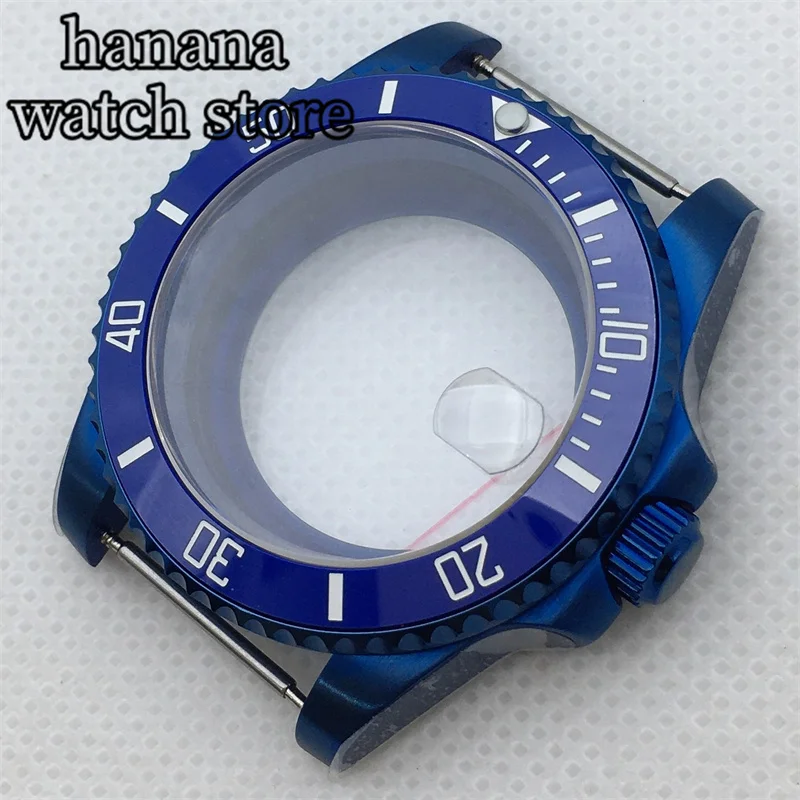 بليجر-الأزرق مطلي الياقوت الزجاج ، الدورية الحافة الفرعية ، NH34 ، NH35 ، ETA2824 ، PT5000 ، Miyota9015 حركة ، 40 مللي متر ، 120 انقر فوق