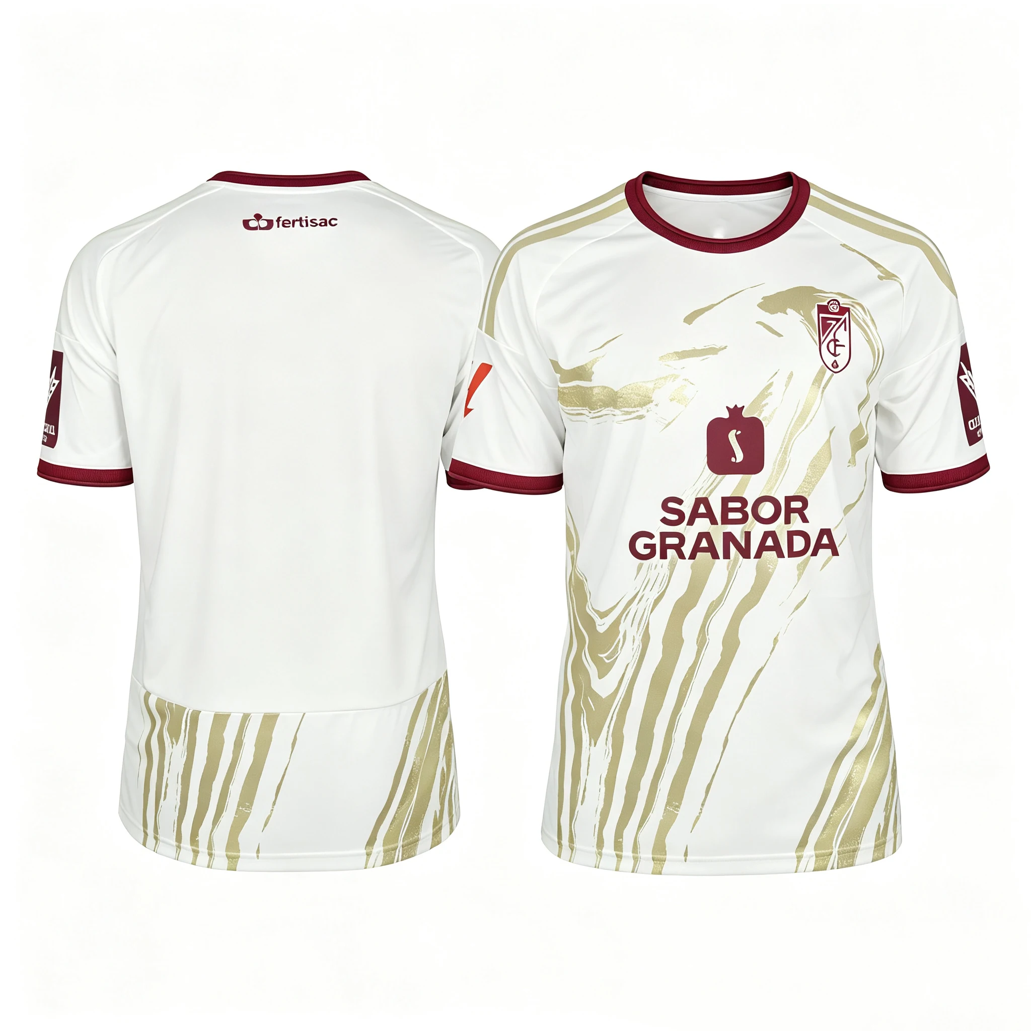 Granada Fußball Trikots Saison 26-27 Atmungsaktiv Schnelltrocknend Bequem Outdoor-Sport Familien-Partnerlook Y2K T-Shirt – Detail 5