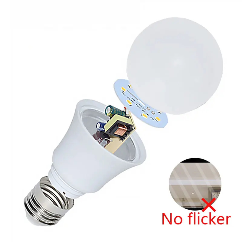 Kebincloled LED-Lampe Lampe E27 AC220V Glühbirne hohe Helligkeit Lampada LED Bombillas Schlafzimmer Beleuchtung 5W 7W 9W 12W 15W 18W 24W